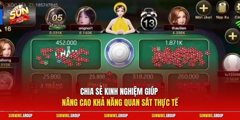 Chia sẻ kinh nghiệm giúp nâng cao khả năng quan sát thực tế